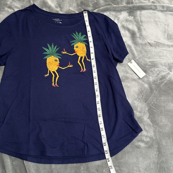 NWT Anthropologie | Kendra Dandy Pineapple Tee - Picture 9 of 9
